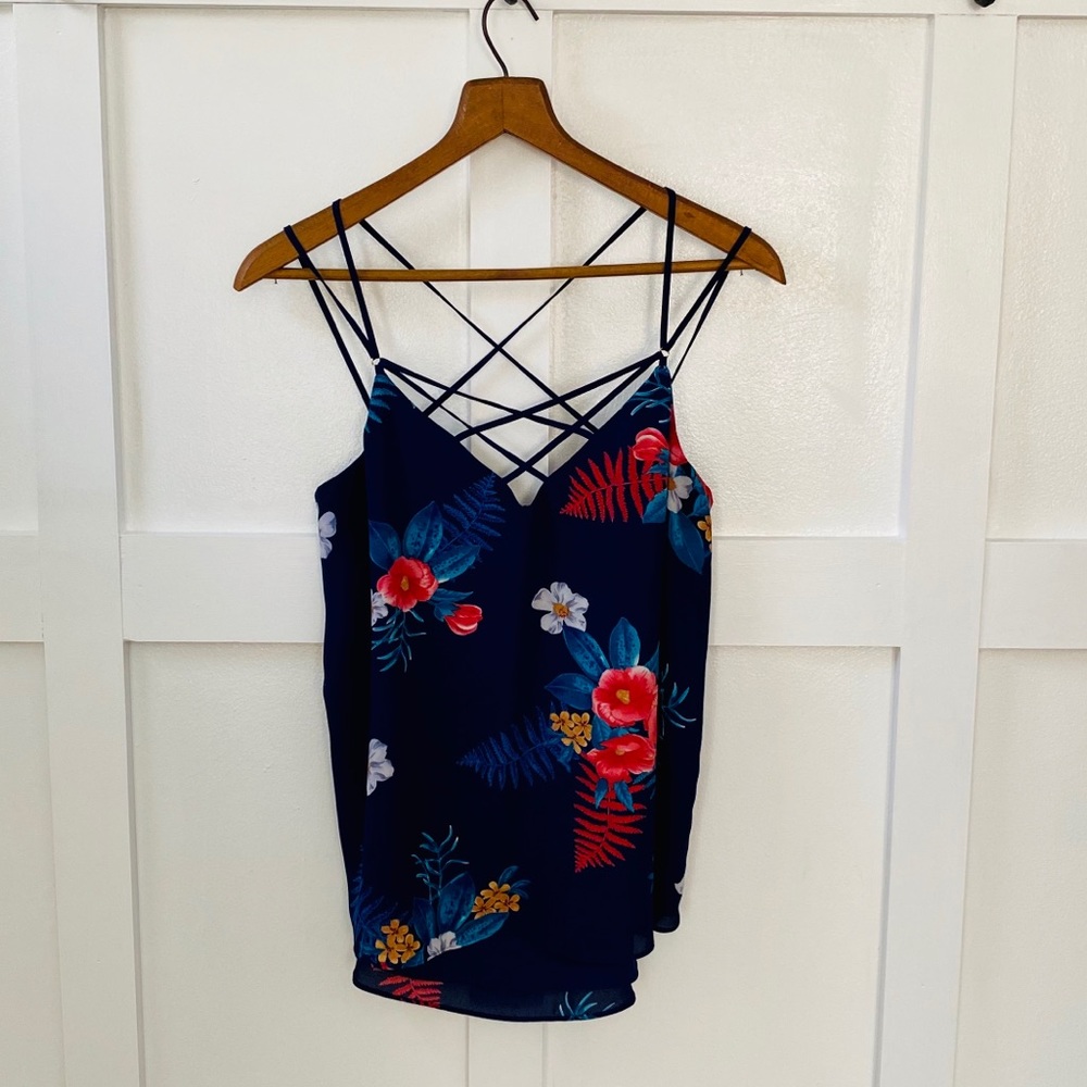 Express Navy Blouse/Tank